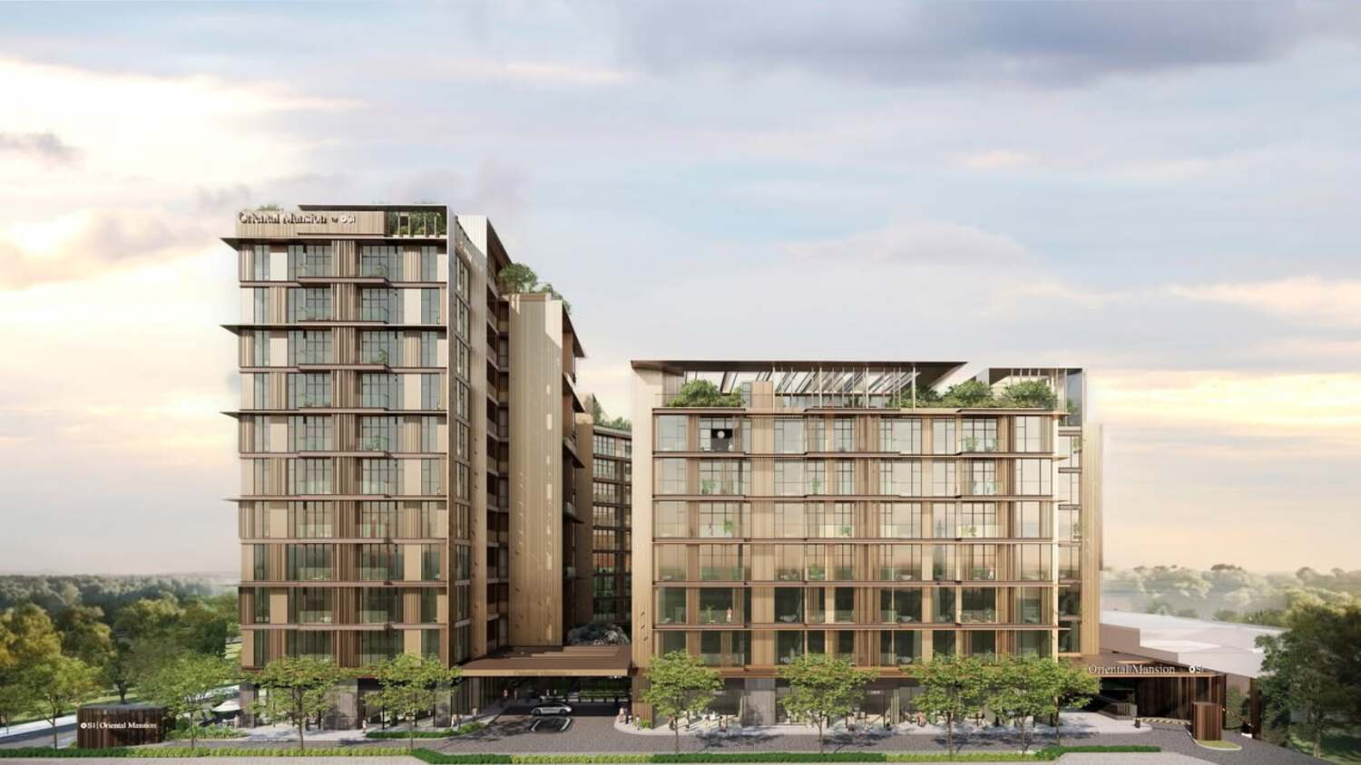 Mặt bằng Oriental Mansion tổng thể